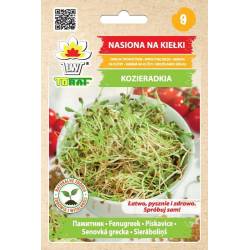 Toraf 20g Kozieradka Nasiona Kiełki kiełkownica Działanie odmładzające regeneracyjne