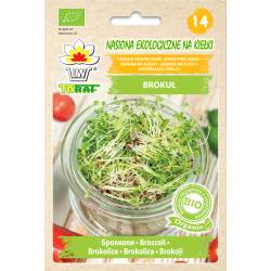 Toraf 10g Brokuł Nasiona Kiełki Bio-Organic ekologiczne kiełków brokuła