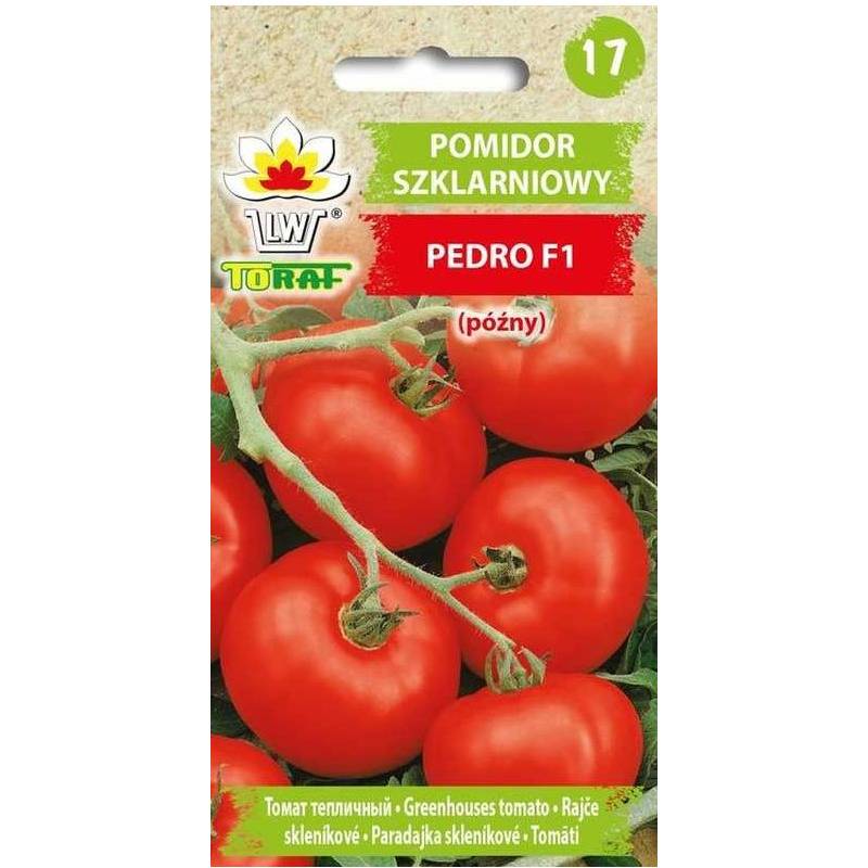 Toraf 0,2g Pomidor Pedro Szklarniowy Późny Nasiona warzyw przetwory przechowywanie