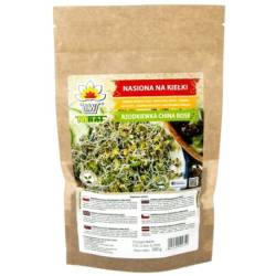 Toraf 100g Rzodkiewka China Rose nasiona na kiełki kiełkownica DUŻA PACZKA