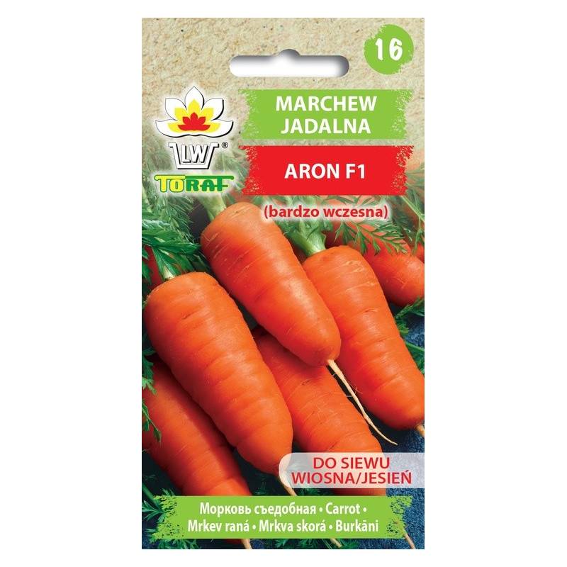 Toraf 2g Marchew Aron F1 Bardzo Wczesna Nasiona warzyw na soki surówki do chrupania