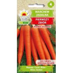 Toraf 5g Marchew Pierwszy Zbiór Bardzo Wczesna Nasiona warzyw do bezpośredniego spożycia