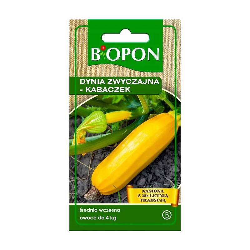 BIOPON 2g Kabaczek Złoty Cepelin Nasiona warzyw Przetwory Mrożenie Zupy