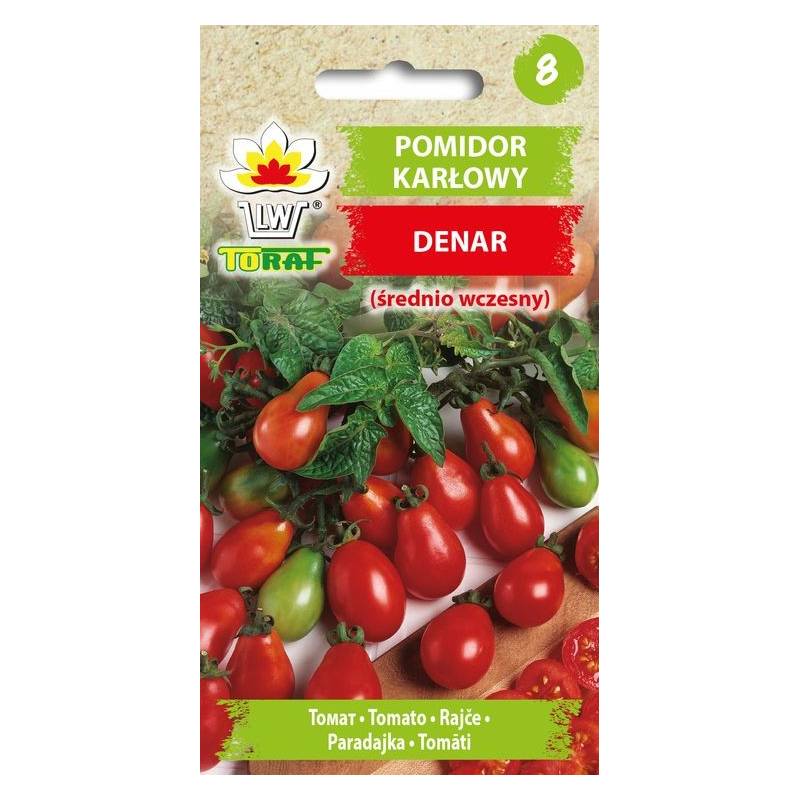 Toraf 0,5g Pomidor Denar Gruntowy Karłowy Nasiona warzyw liczne owoce bardzo smaczne