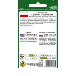 PNOS 5g Pietruszka Korzeniowa Cukrowa OŻA Nasiona Odmiana Wczesna Zbiór Letni Jesienny do Bezpośredniego Spożycia