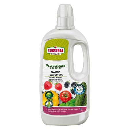 Substral 1l Nawóz płynny Owoce i Warzywa Organiczny Bujna Roślinność Bogate Zbiory