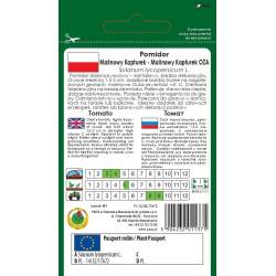 PNOS 1g Pomidor Malinowy Kapturek Koktajlowy Nasiona warzyw Na balkony tarasy Dekoracyjny Słodki