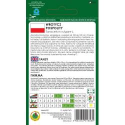 PNOS 0,5g Wrotycz Pospolity Nasiona kwiatów Bylina Aromatyczna Odporna na Mróz