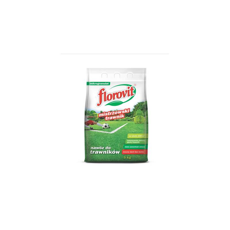 Florovit 3 kg Nawóz do Trawnika Mistrzowski Trawnik mikrogranulat
