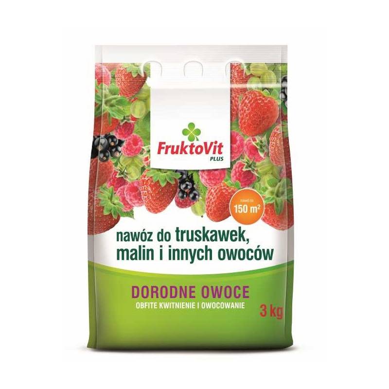 FruktoVit PLUS 3 kg nawóz do truskawek malin i innych owoców