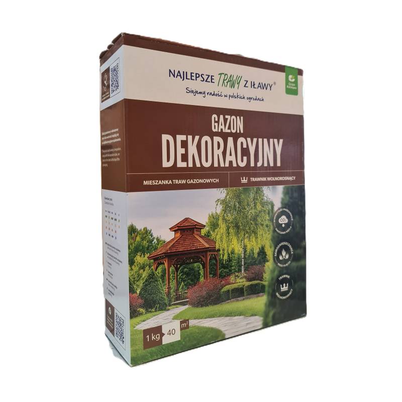 Rolimpex 1kg Trawa Gazon Dekoracyjny Nasiona z Iławy Elegancki Trawnik Wolnostojący