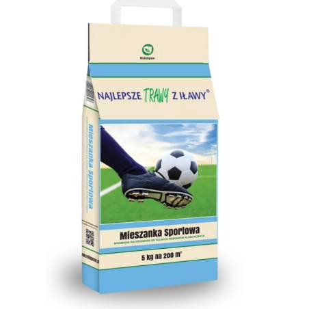 Rolimpex 5kg Trawa Mieszanka Sportowa Nasiona Idealna na Boiska, Place Zabaw i Intensywnie Użytkowane Trawniki
