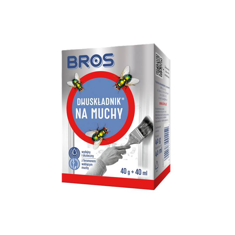 Bros 40g + 40ml Dwuskładnik na muchy Wabi dorosłe osobniki Do malowania ram