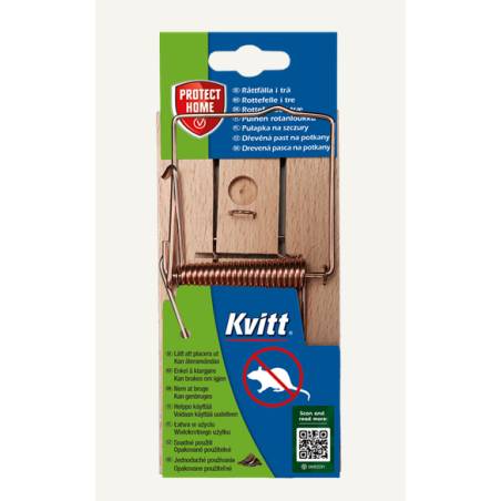 SBM Kvitt Pułapka drewniana na szczury Łatwa w użyciu wielokrotnego użytku