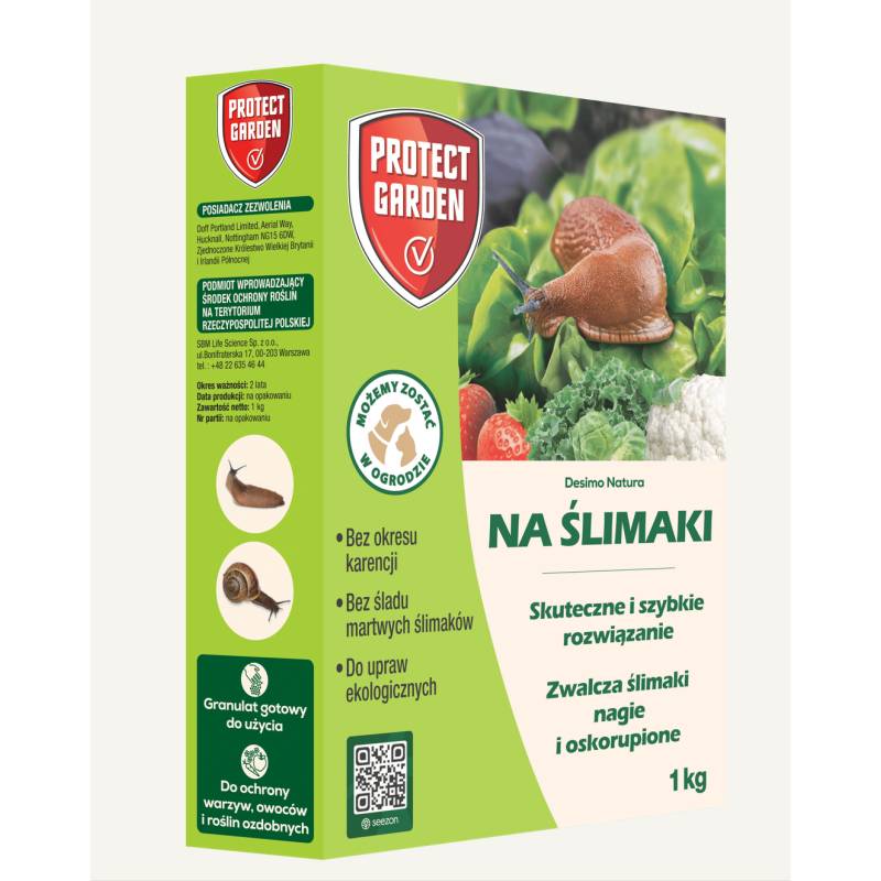 SBM Desimo Natura 1kg Preparat na ślimaki nagie i oskorupione niebieskie granulki
