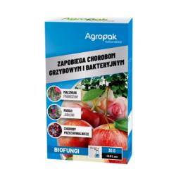 Agropak 30g Biofungi Ekologiczny Środek Grzybobójczy Bakteriobójczy Parch Zaraza Mączniak Prawdziwy