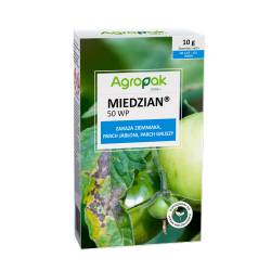 Agropak 10g Miedzian 50 WP Ekologiczny Środek Grzybobójczy Bakteriobójczy Parch Kędzierzawość Zaraza