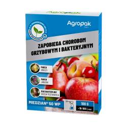 Agropak 100g Miedzian 50 WP Środek Grzybobójczy Bakteriobójczy Parch Jabłoni Gruszy Zaraza