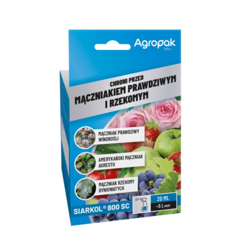 Agropak 20ml Siarkol® 800 SC Środek grzybobójczy Fungicyd Skuteczny na Mączniaka Oprysk