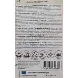 Toraf 0,1g Pomidor Szklarniowy Palava F1 mieszaniec Nasiona warzyw odmiana średnio wczesna pod osłony