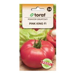 Toraf 10szt Pomidor gruntowy Pink King F1 maliniowy Nasiona warzyw PROFI ożebrowany wyśmienity smak
