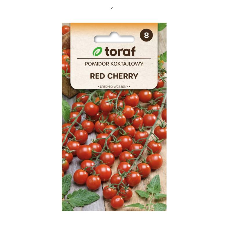 Toraf 0,5g Pomidor koktajlowy Red Cherry Nasiona warzyw Średnio wczesny wysoki