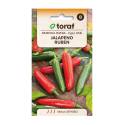 Toraf 0,5g Papryka Ostra Jalapeno Ruben typu Chili Nasiona warzyw Odmiana średnio wczesna Dużo witaminy C Pikantny smak
