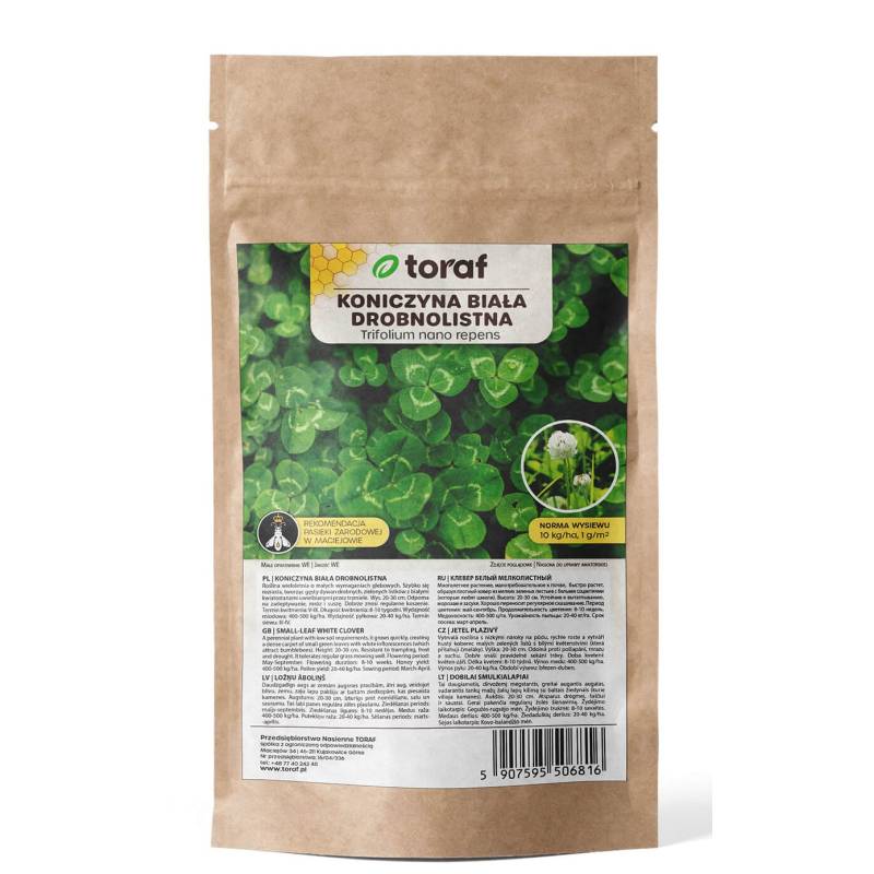 Toraf 100g Koniczyna Biała Mikrokoniczyna Drobne Liście