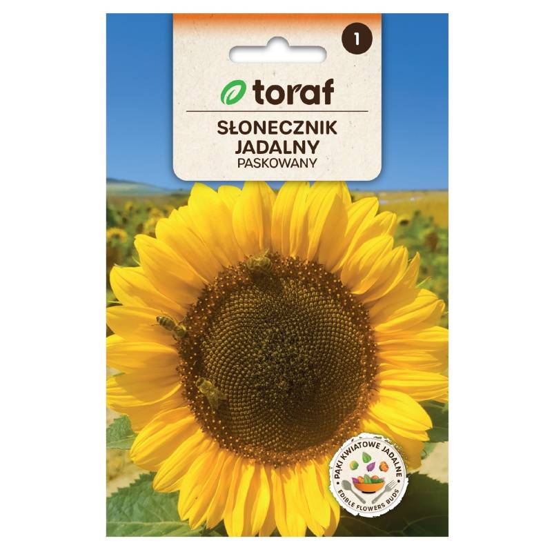 Toraf 10g Słonecznik jadalny Nasiona paskowany na ziarno słonecznika bukiety