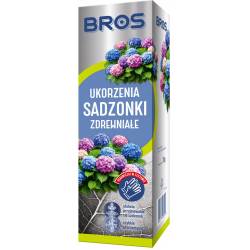 Bros 70 g Ukorzeniacz do sadzonek zdrewniałych rękawice gratis pobudza rozrost korzeni