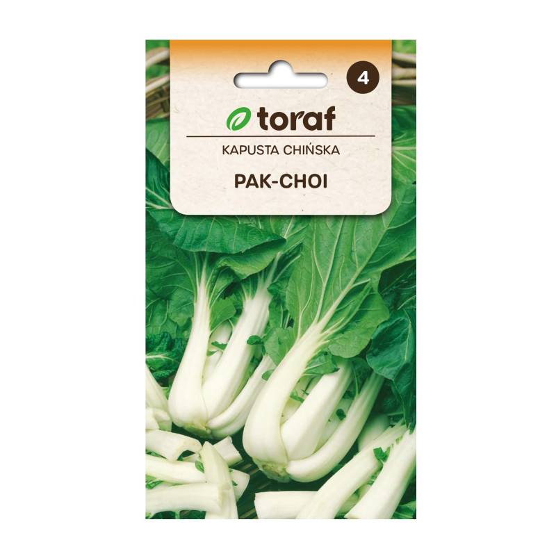Toraf 1g Kapusta Chińska Pak Choi Nasiona Duże Liście Odporna na Przymrozki