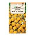 Toraf 0,1g Poziomka Yellow Wonder Żółta Nasiona owoców Plenna Słodki smak