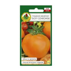 PNOS 0,5g Pomidor Złoty Ożarowski Nasiona warzyw Duże Mięsiste Smaczne Pomarańczowe Owoce