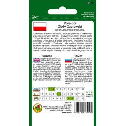 PNOS 0,5g Pomidor Złoty Ożarowski Nasiona warzyw Duże Mięsiste Smaczne Pomarańczowe Owoce