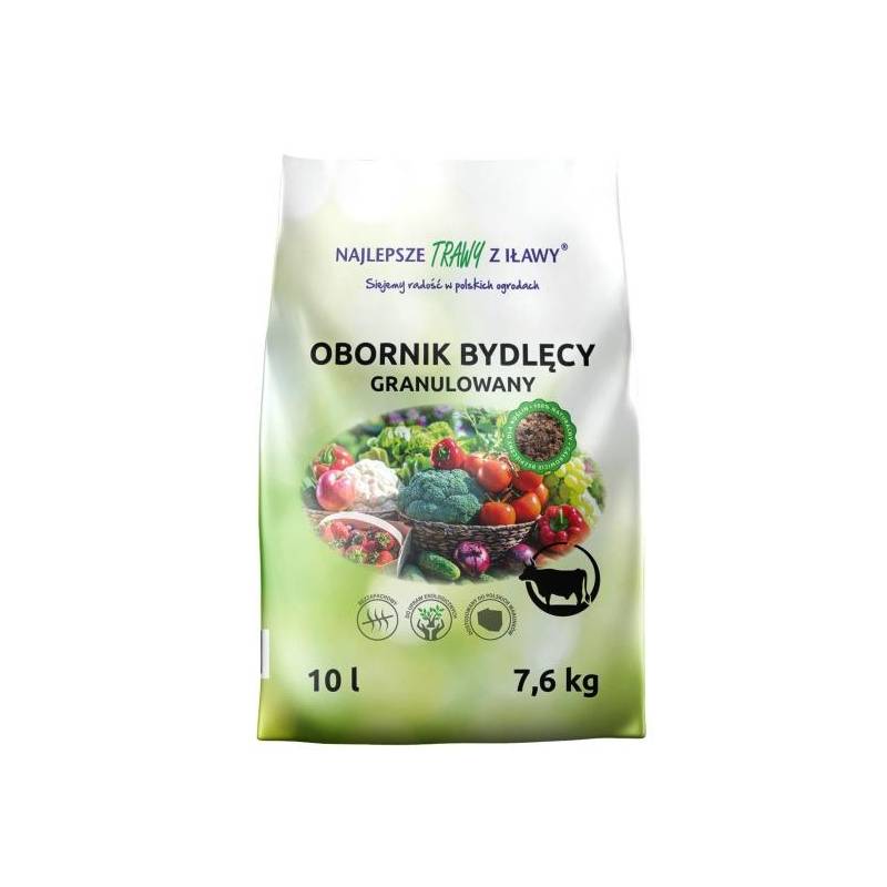 Rolimpex 10l Obornik Granulat Krowi Bydlęcy Ekologiczny Nawóz