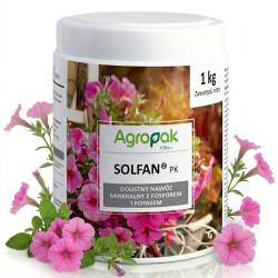 Agropak 1kg Solfan PK Nawóz Dolistny z Fosforem i Potasem do wszystkich roślin Obfite plony Kwitnienie
