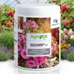 Agropak 1kg Solfan PK Nawóz Dolistny z Fosforem i Potasem do wszystkich roślin Obfite plony Kwitnienie