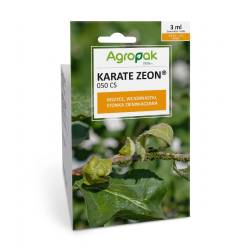 Agropak 3ml Karate Zeon 050 SC Środek Owadobójczy Insektycyd Zwalcza Mszyce Wciornastki Stonkę Ziemniaczaną Bielinka