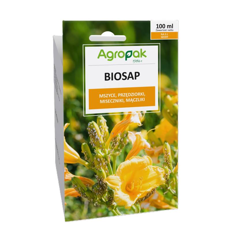 Agropak 100ml BioSAP Naturalny Preparat Zwalcza Mszyce Przędziorki Miseczniki Mączliki