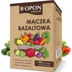 Biopon 1,2kg Mączka Bazaltowa Nieorganiczny Polepszacz Gleby Skała Wulkaniczna