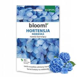 Biopon 200 g Bloom! Hortensja niebieska Nawóz barwiący rozpuszczalny mineralny nadaje kolor