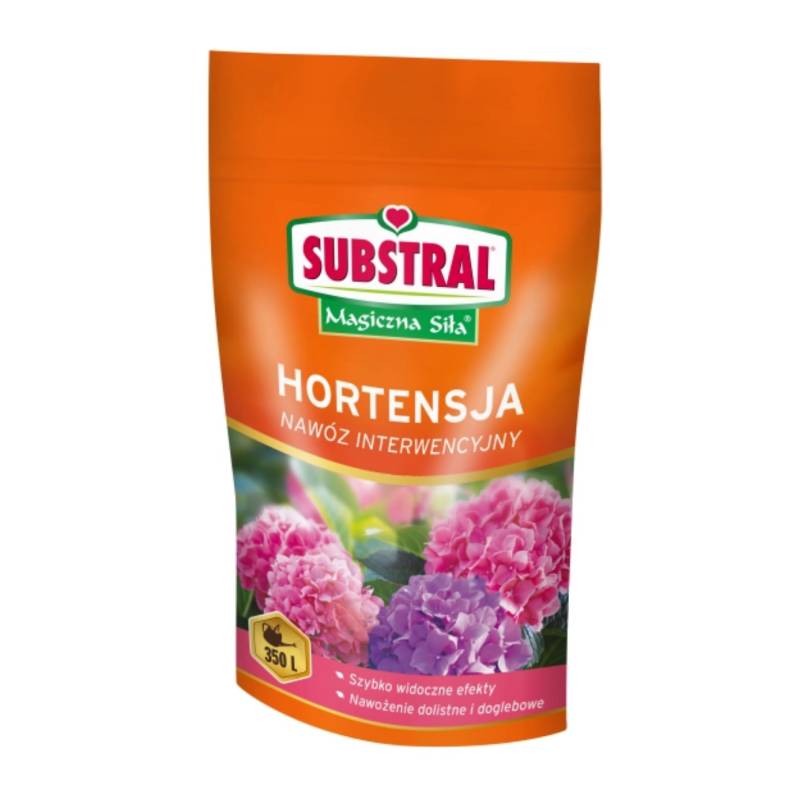 Substral 350 g Magiczna Siła Nawóz interwencyjny do hortensji dwa sposoby nawożenia