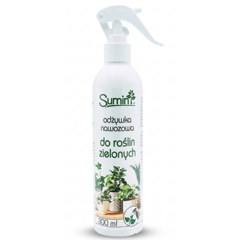 Sumin 300 ml Odżywka nawozowa do Roślin Zielonych Dolistna Rośliny doniczkowe