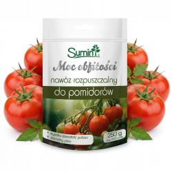Sumin 250 g Moc Obfitości Nawóz rozpuszczalny do pomidorów rozpuszczalny wydajny skuteczny bogactwo potasu dorodne plony