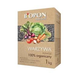 Biopon Natural 1 kg Nawóz organiczny do warzyw Naturalny Wieloskładnikowy Granulat