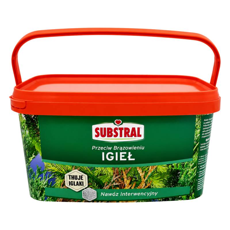 Substral 5kg Nawóz do iglaków Przeciw brązowieniu igieł Szybko działa Dolistny Doglebowy