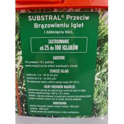 Substral 5kg Nawóz do iglaków Przeciw brązowieniu igieł Szybko działa Dolistny Doglebowy