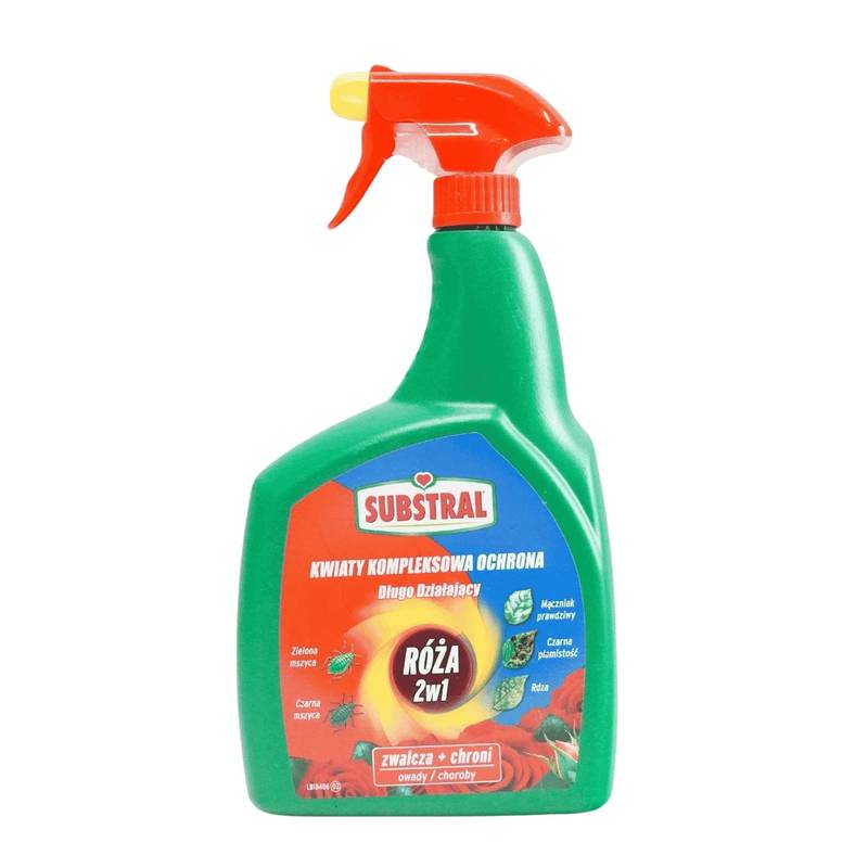 Substral 800ml Róża 2w1 Środek grzybobójczy owadobójczy Zwalcza Chroni Długo działający