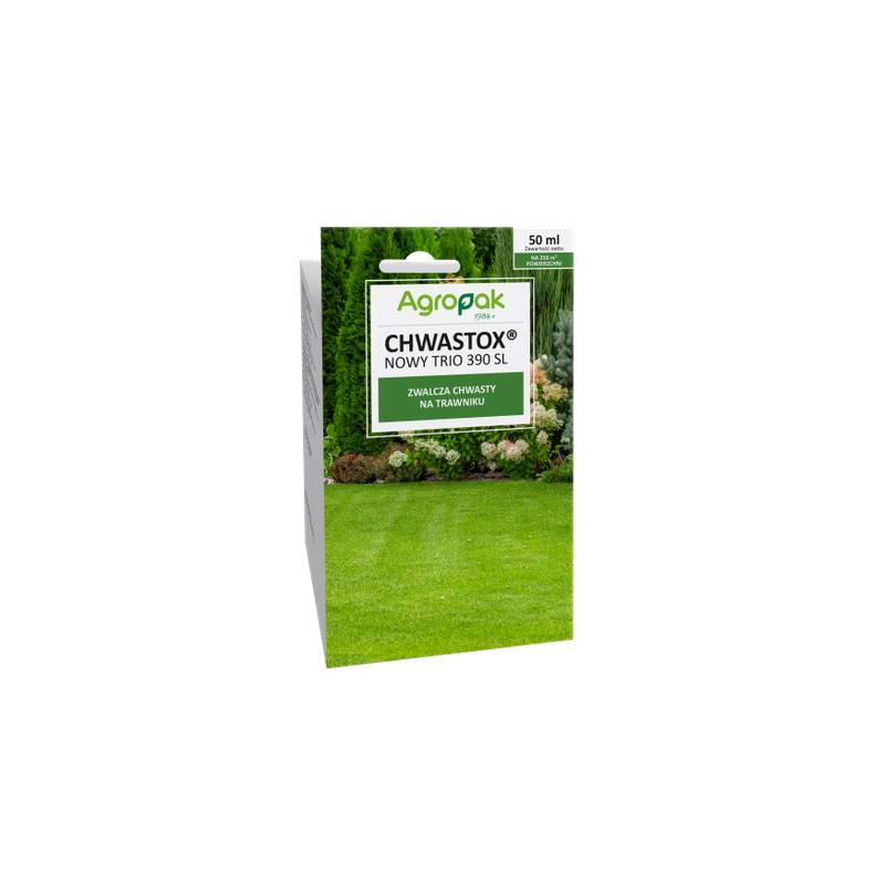 Agropak 50ml Chwastox Nowy Trio 390 SL Oprysk na Chwasty Dwuliścienne Trawnik