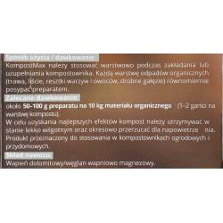 Bonat 1,5 kg Komposter Kompostmax Przyspiesza kompostowanie Pryzma